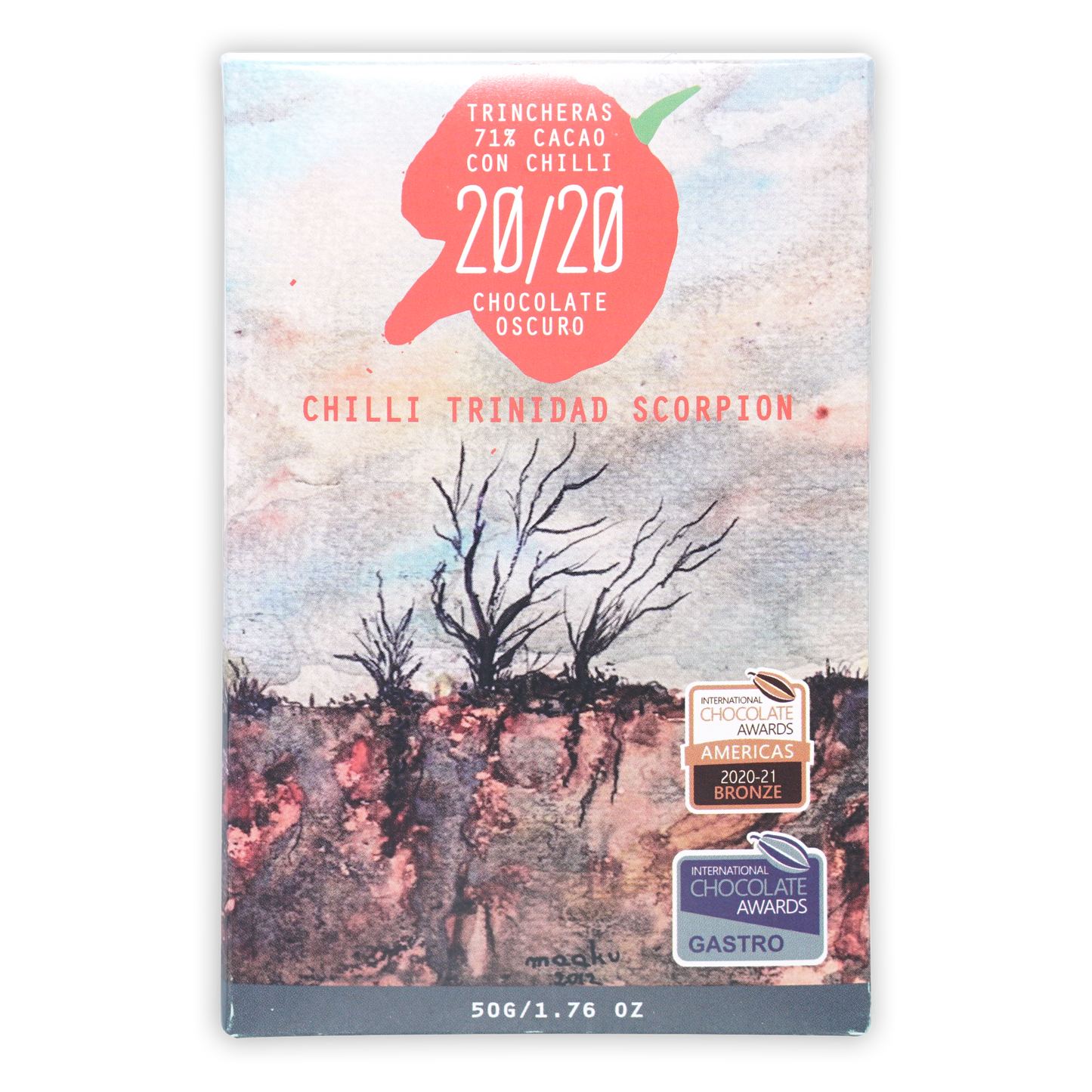 20/20 Dark Chocolate w/ Scorpion Chili