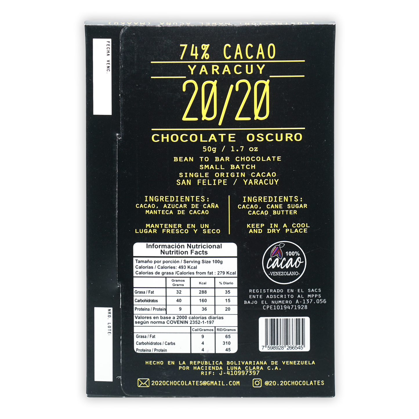 20/20 Yaracuy 74%