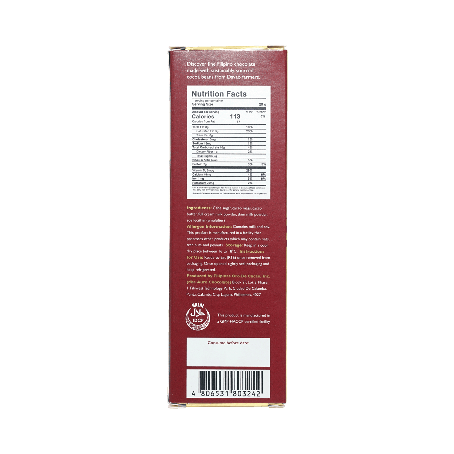 Auro Mini Chocolate Bar