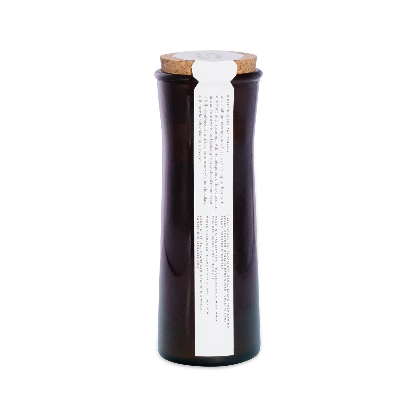 Dandelion Hojicha Hot Chocolate Mix 70%