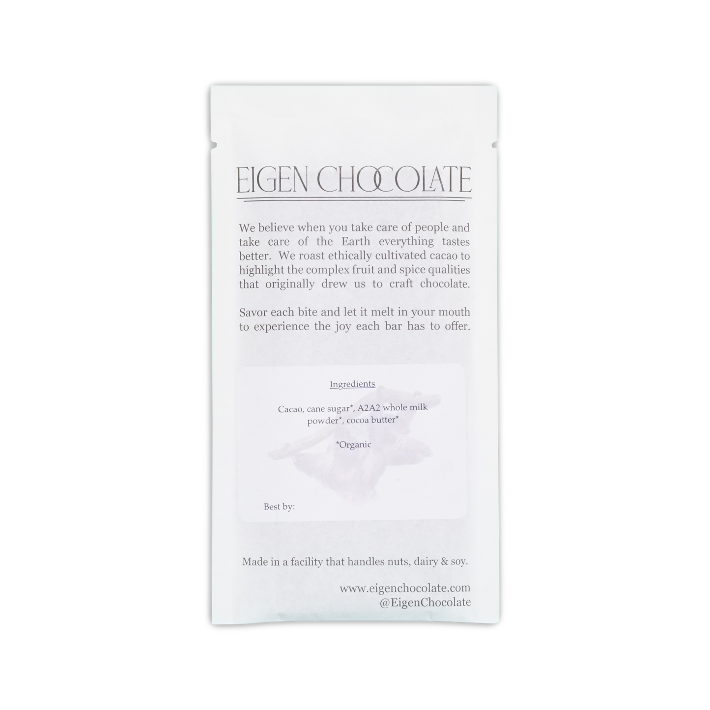 Eigen Milk Chocolate Dominican Republic 50%