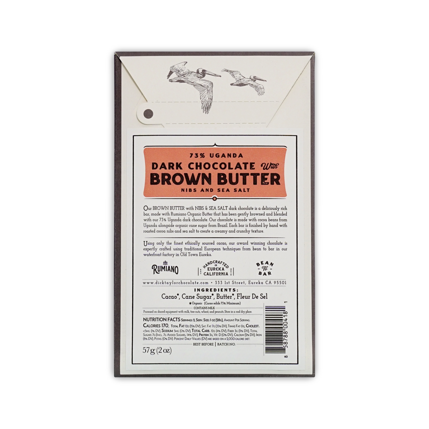 Dick Taylor Brown Butter w/ Nibs & Sea Salt 73%