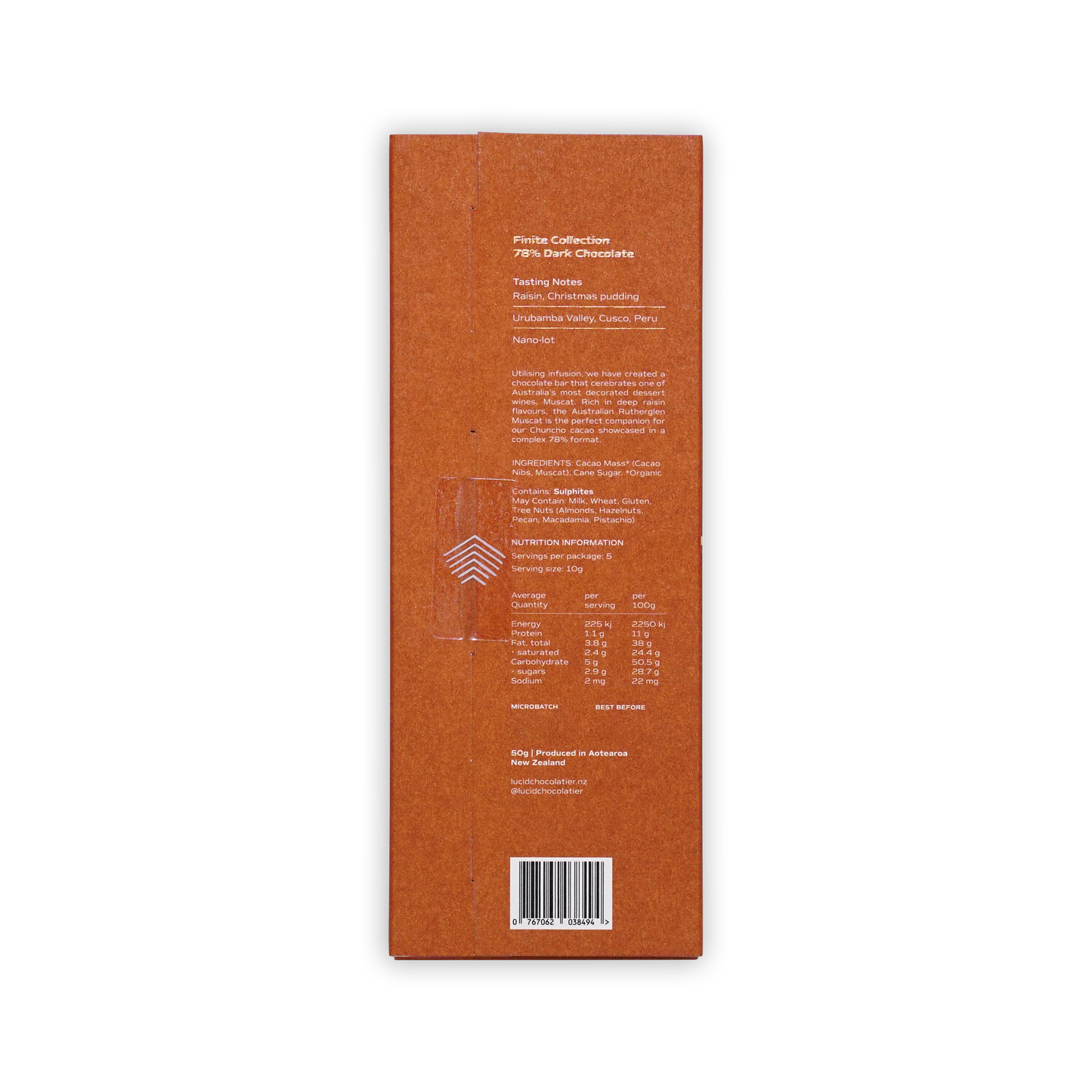 Lucid Chocolatier Muscat 78%