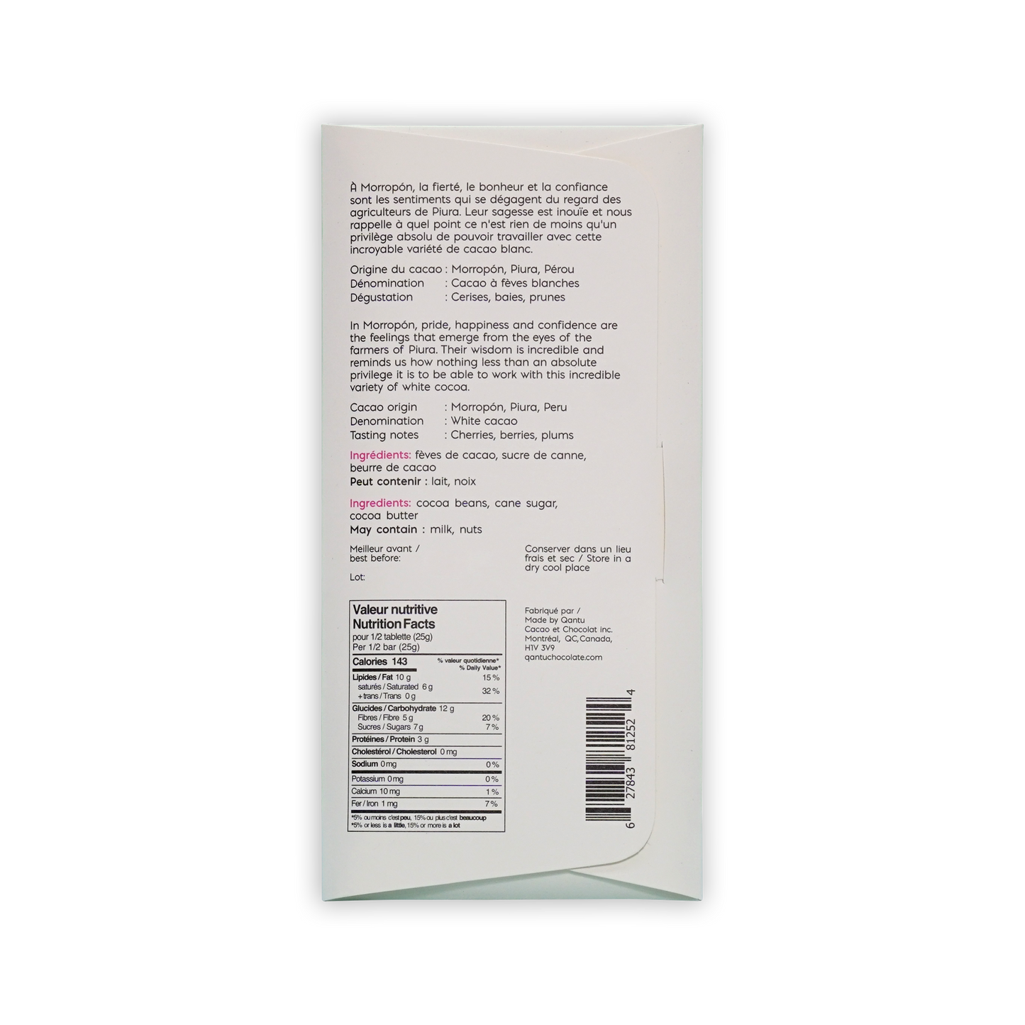 Qantu Chocolate Morropon 70%