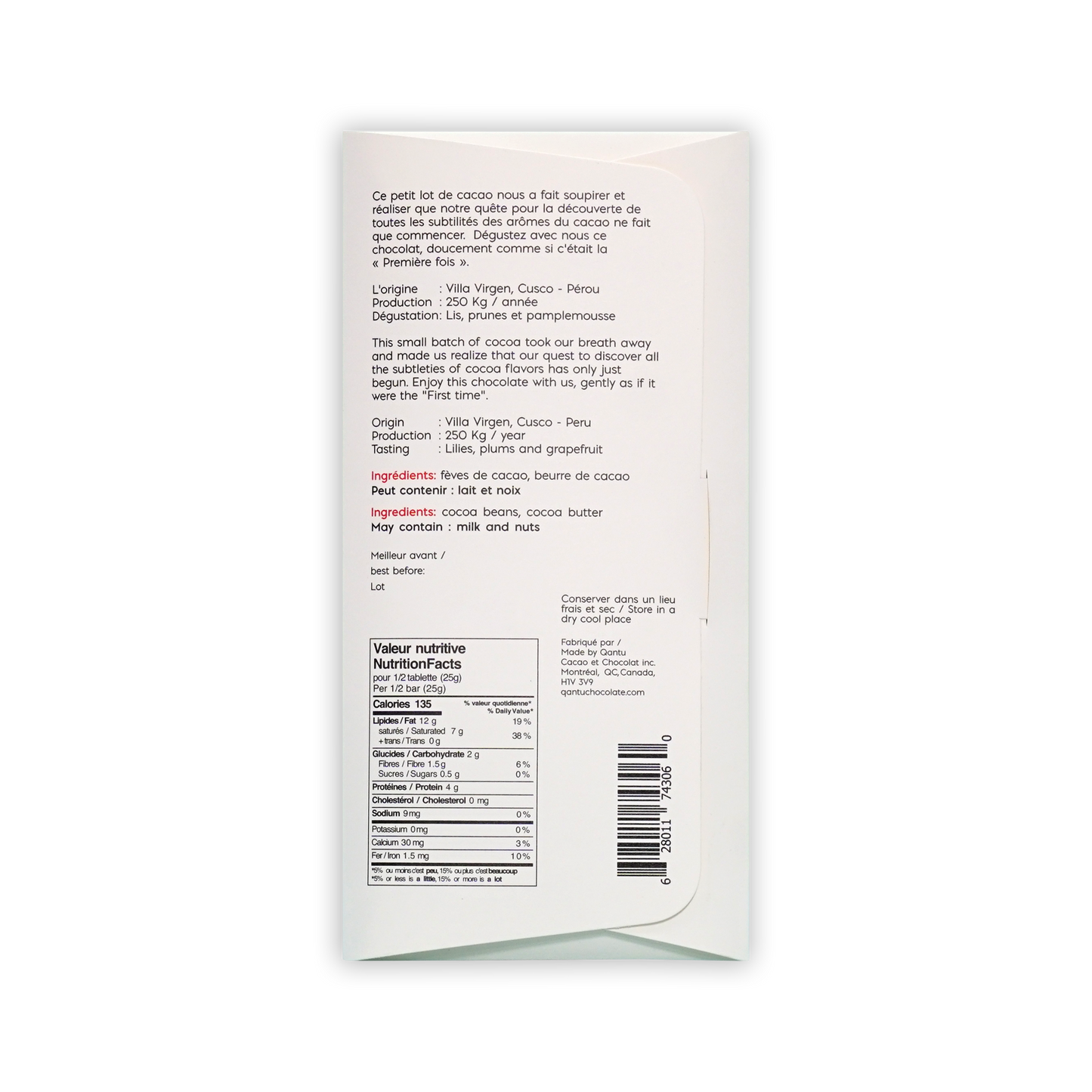 Qantu Premiere Fois 100% (Limited Edition)