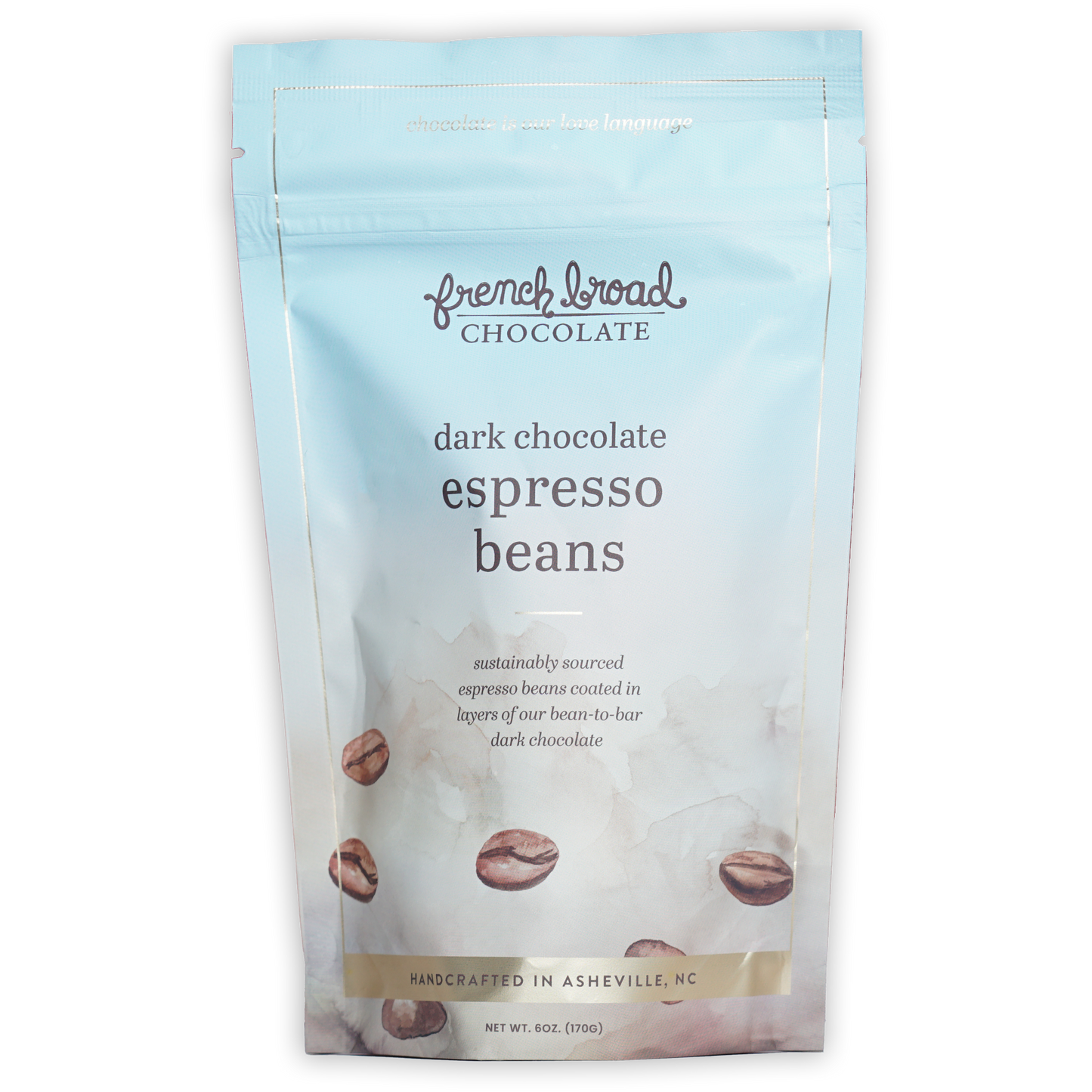 French Broad Dark Chocolate Covered Espresso Beans