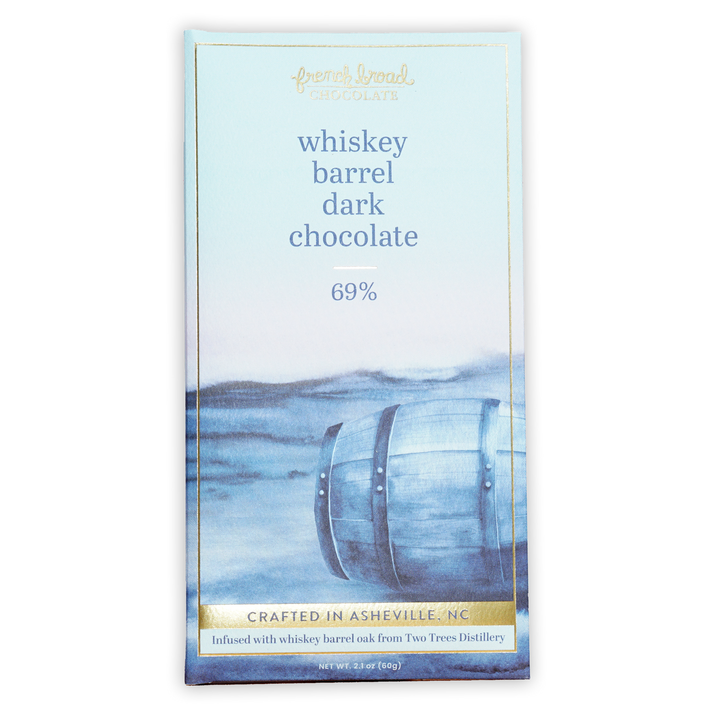 French Broad Dark Chocolate Whiskey Barrel 69%