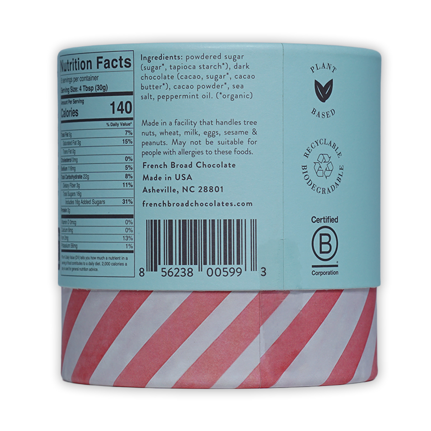 French Broad Peppermint Hot Chocolate Drink