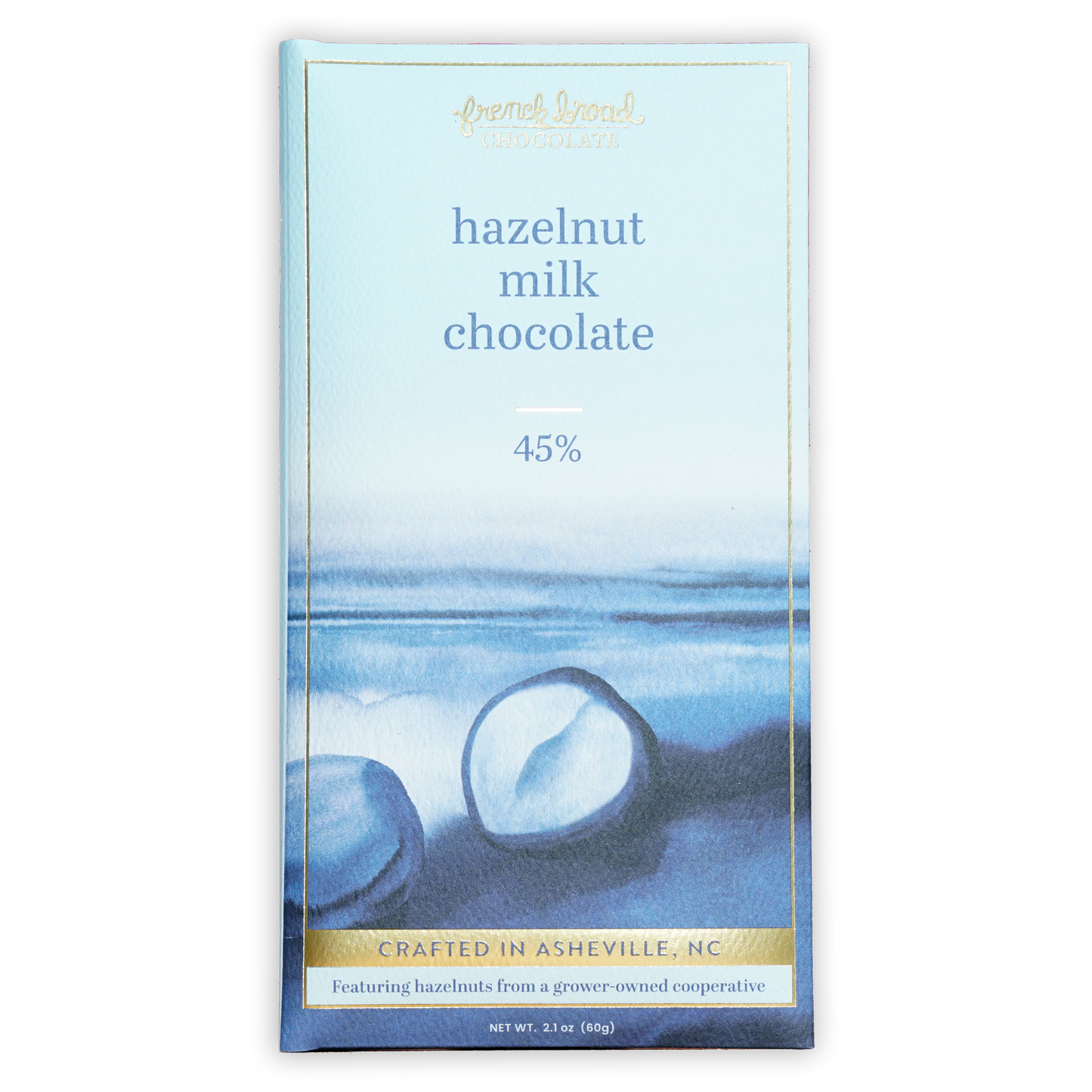 French Broad Milk Chocolate w/ Hazelnut 45%