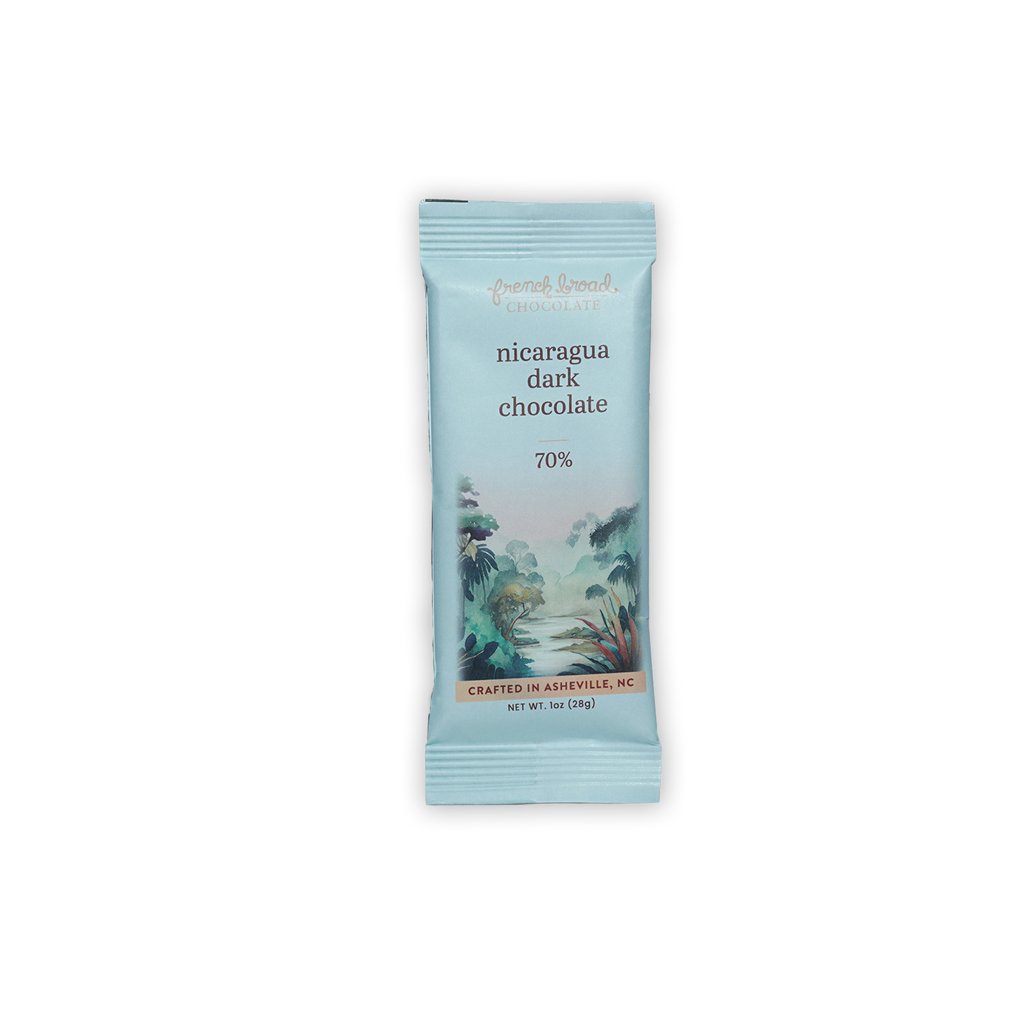 French Broad Mini Bars Nicaragua 70% dark chocolate bar