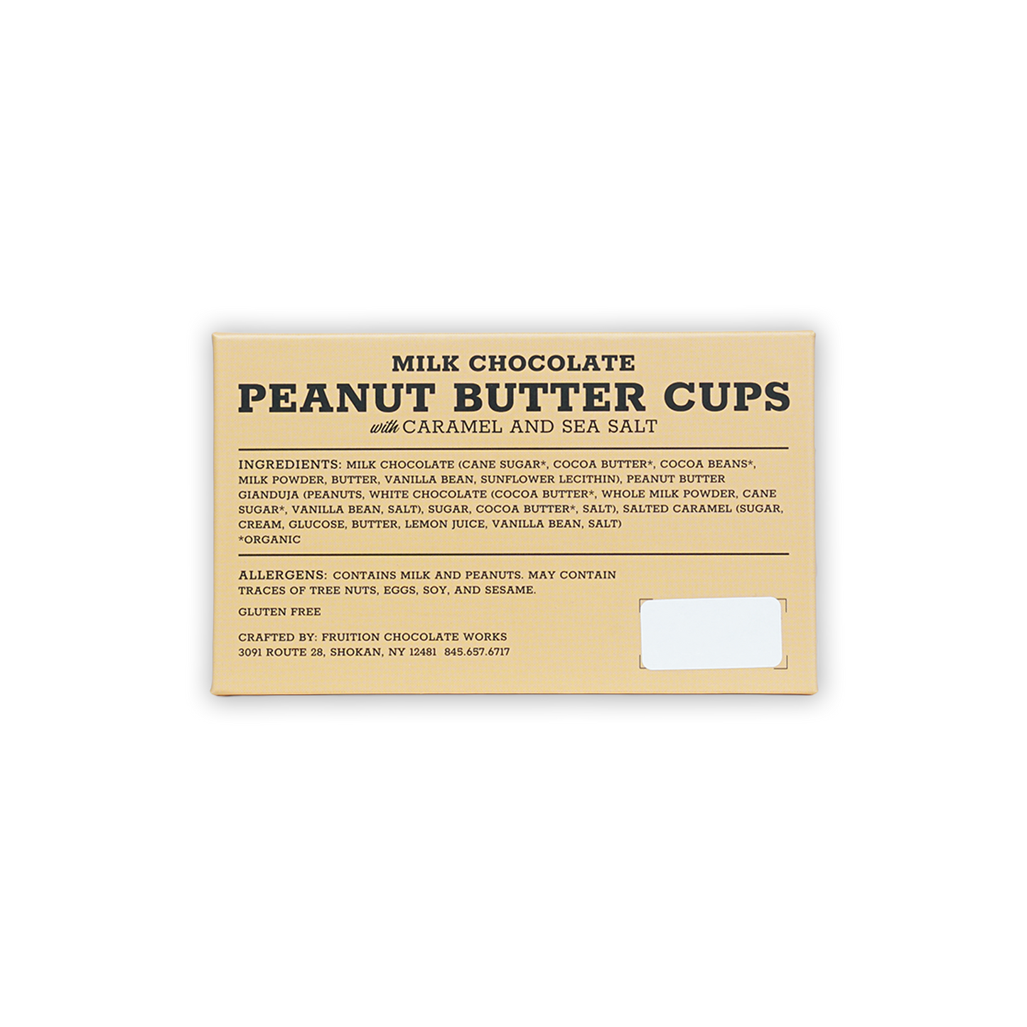 Fruition Chocolate milk peanut butter cups with caramel sea salt, 2 pcs