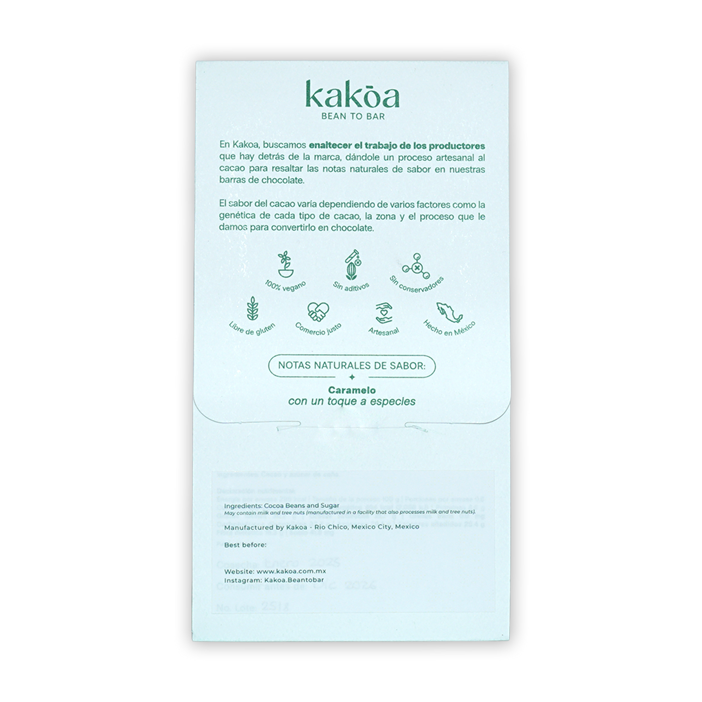 Kakoa Dark Chocolate Tuzantan Chiapas 70%