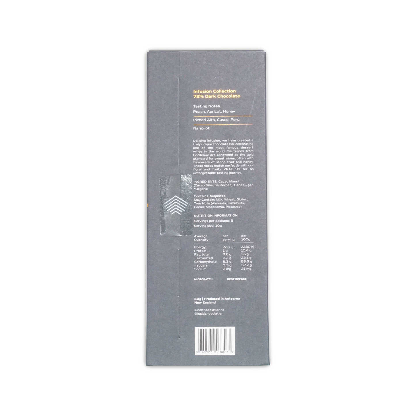 Lucid Chocolatier Sauternes 72%