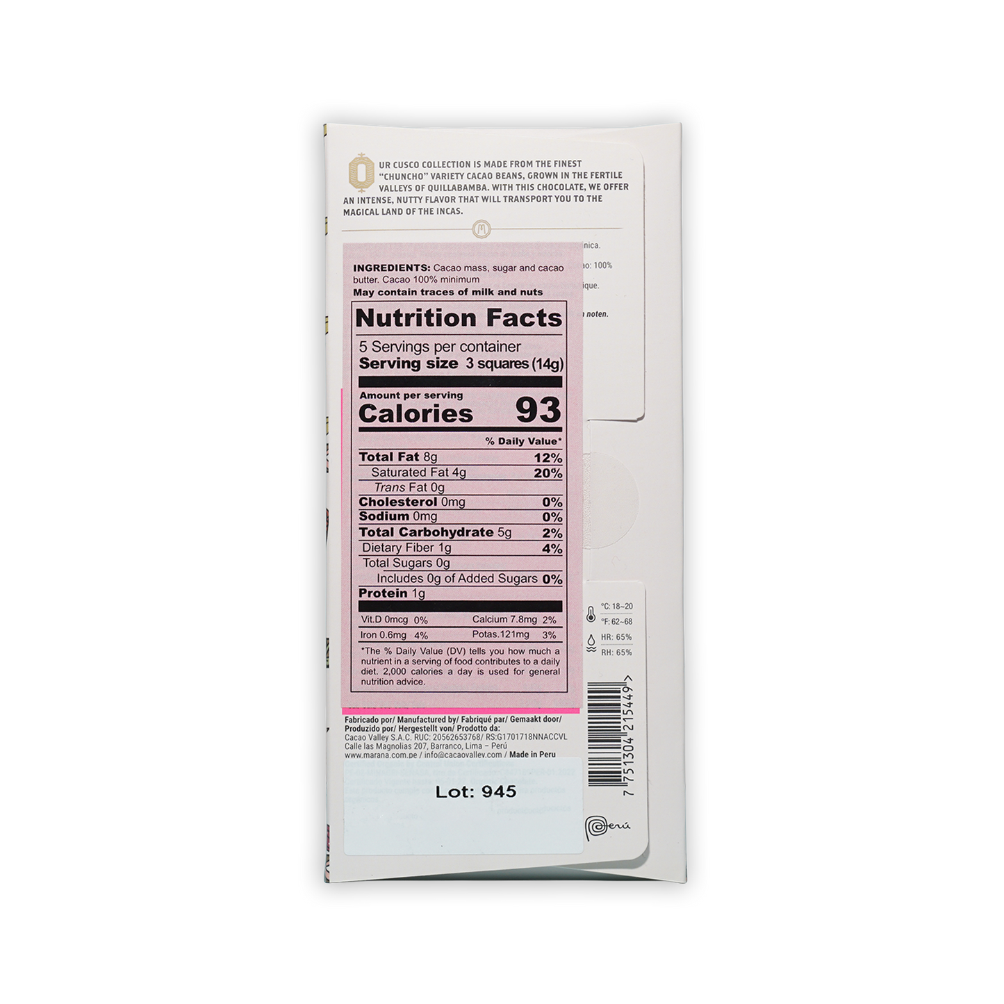 Marana Cusco Dark 100%