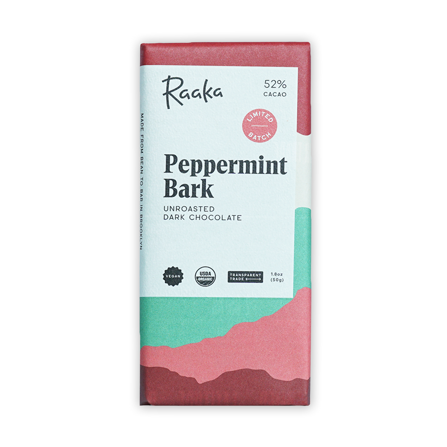 Raaka Peppermint Bark Bar (Seasonal)