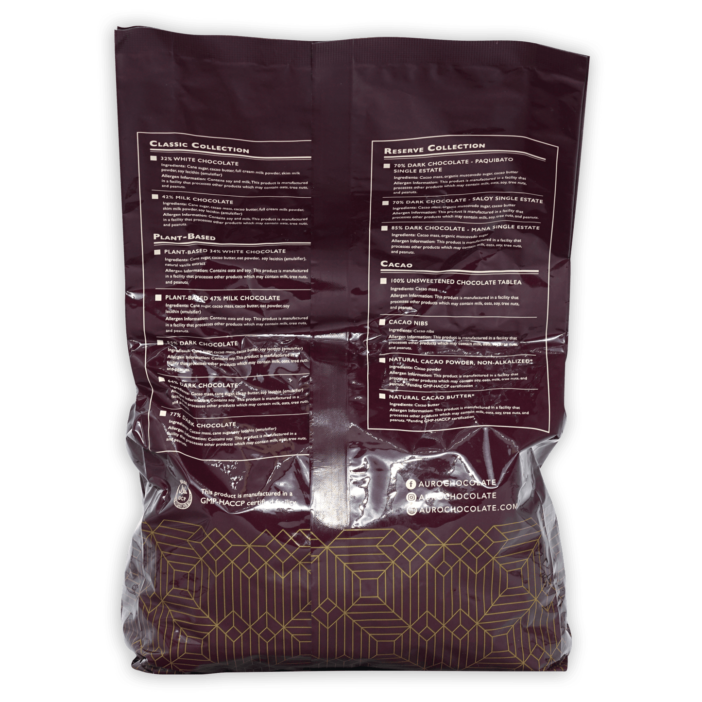 Auro Bulk Baking Vegan Milk Chocolate Coins 47% 1kg