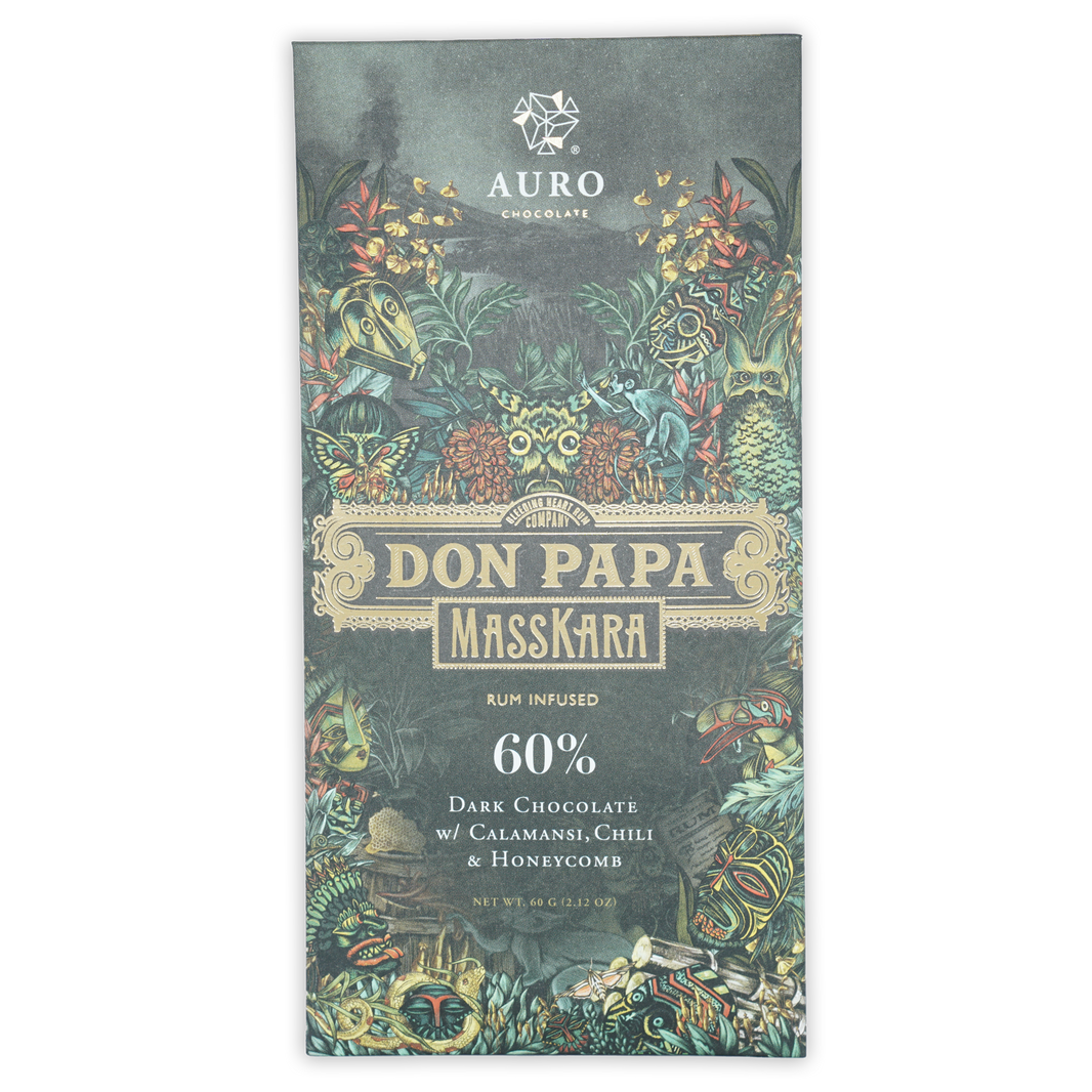 Auro x Don Papa Rum Masskara Dark w/ Calamansi Chili & Honeycomb 60% (Limited Batch)