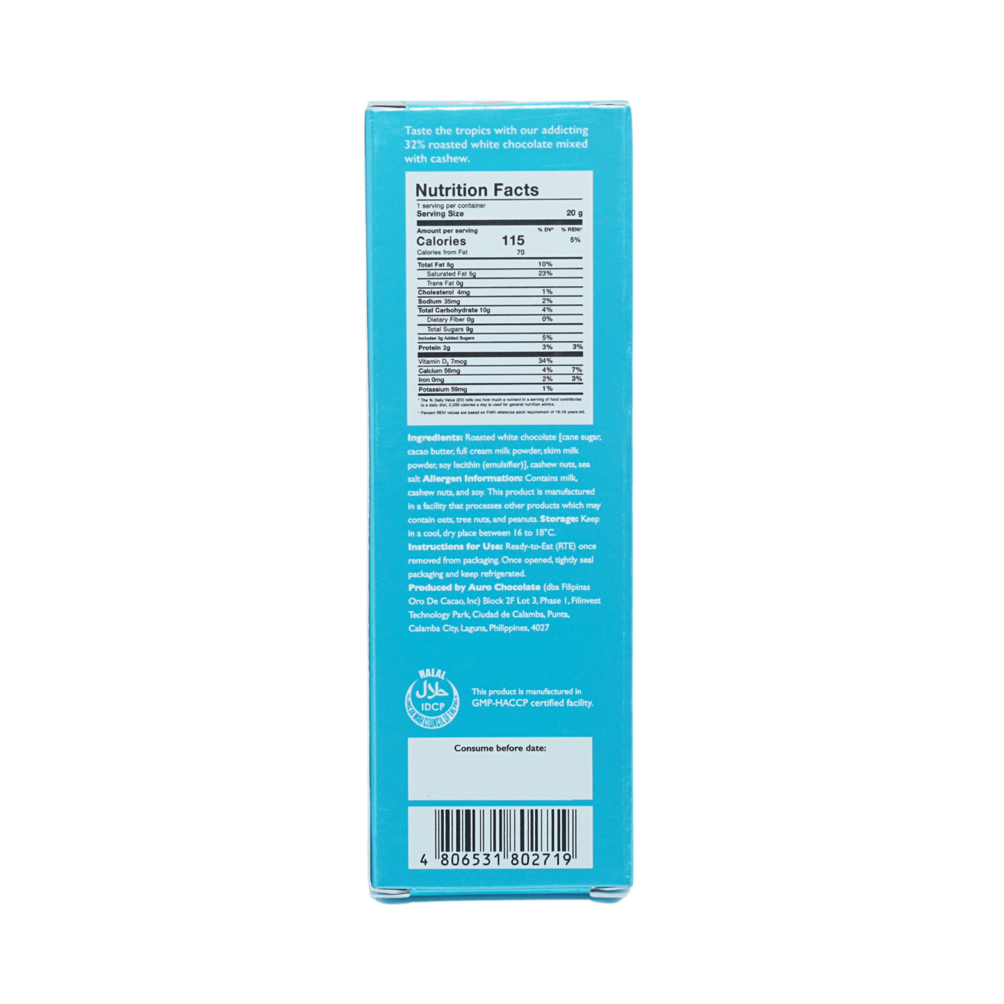 Auro Mini Chocolate Bar