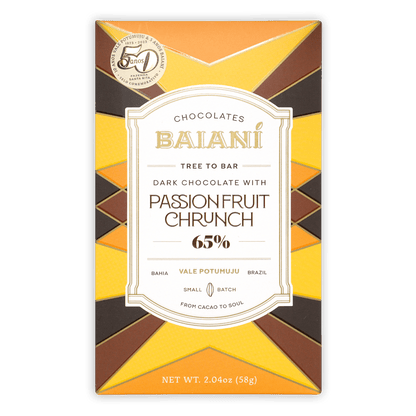 Baiani Dark w/ Passionfruit Crunch 65%