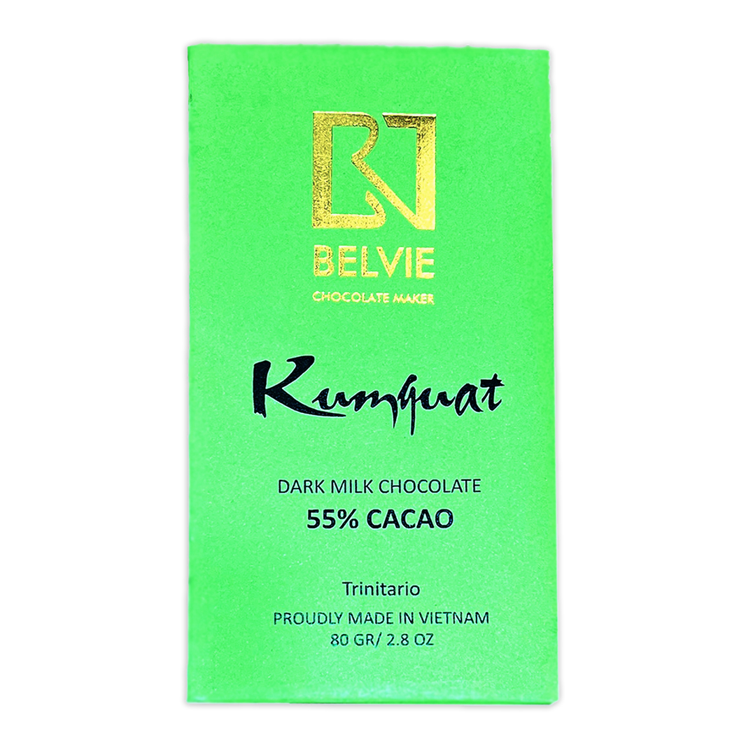 Belvie Dark Milk w/ Kumquat 55%