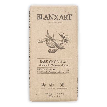 Blanxart Dark Chocolate w/ Almonds 60%