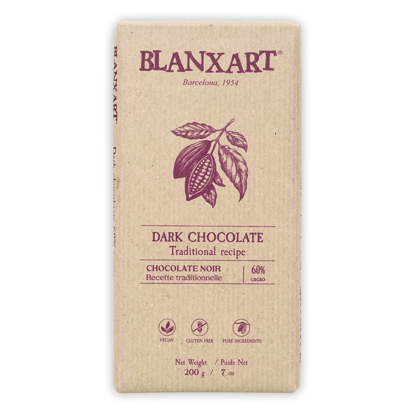 Blanxart Dark Chocolate (Negro) 60%