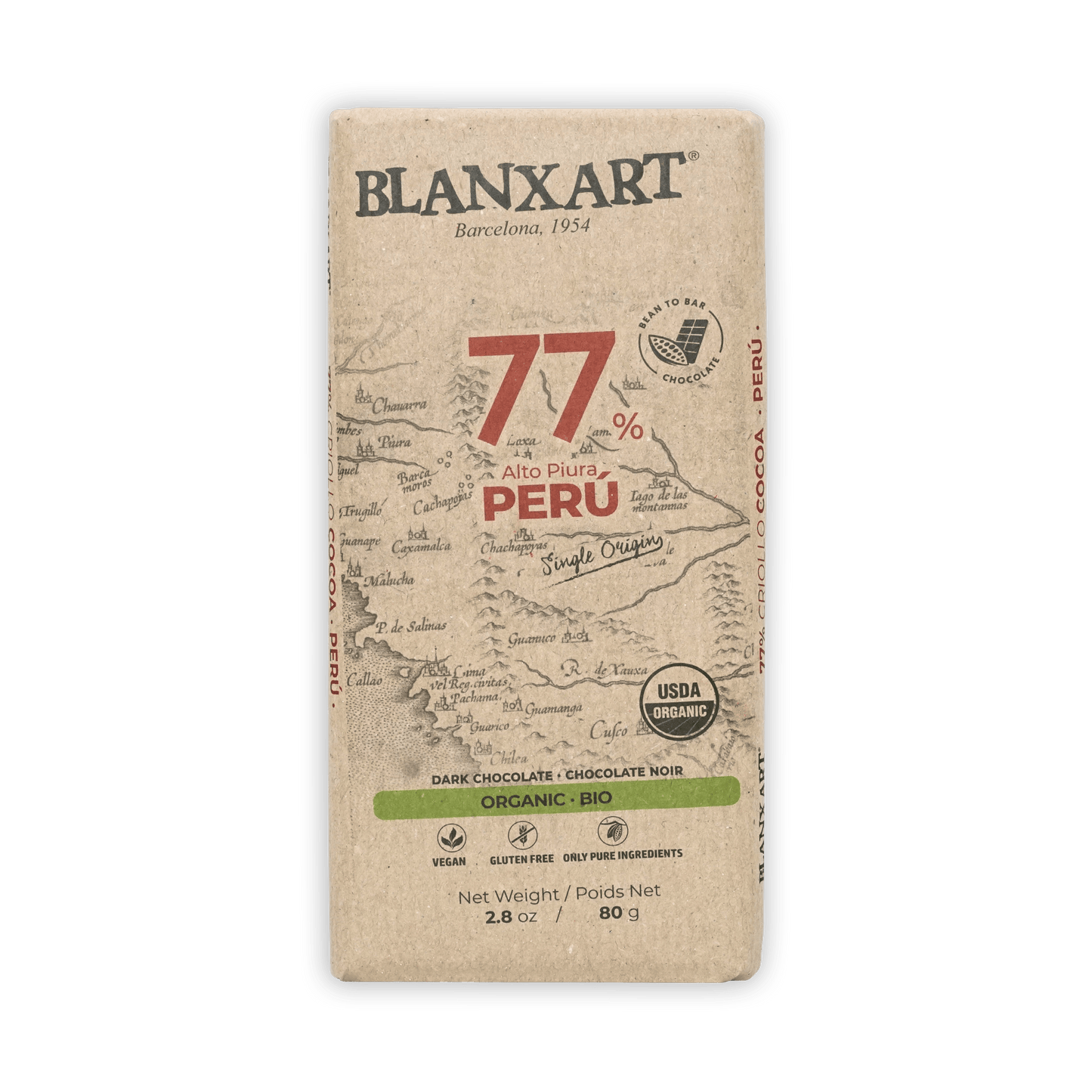 Blanxart Peru Eco-Organic 77%