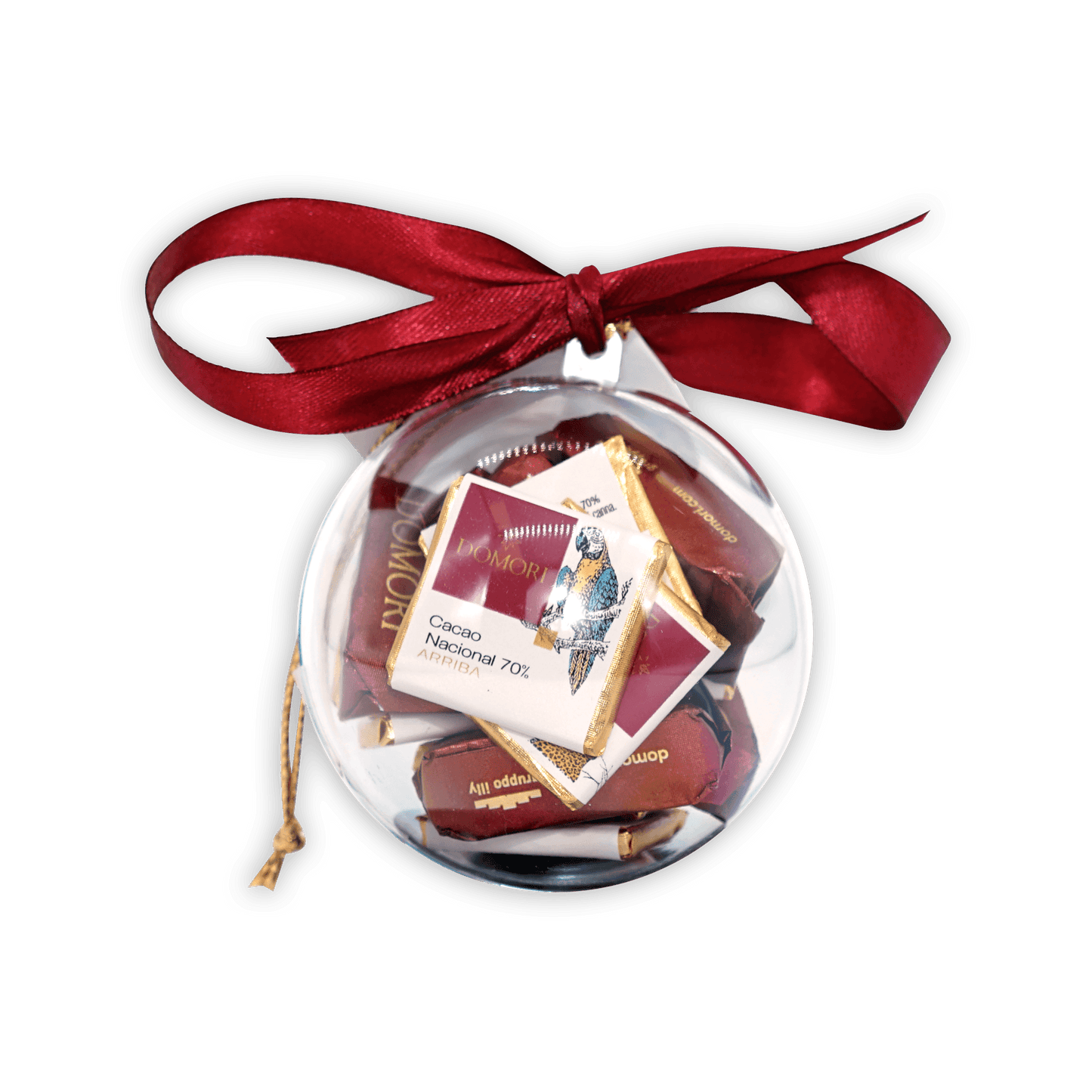 Domori Christmas Ornament w/ Chocolate Gift (Seasonal)