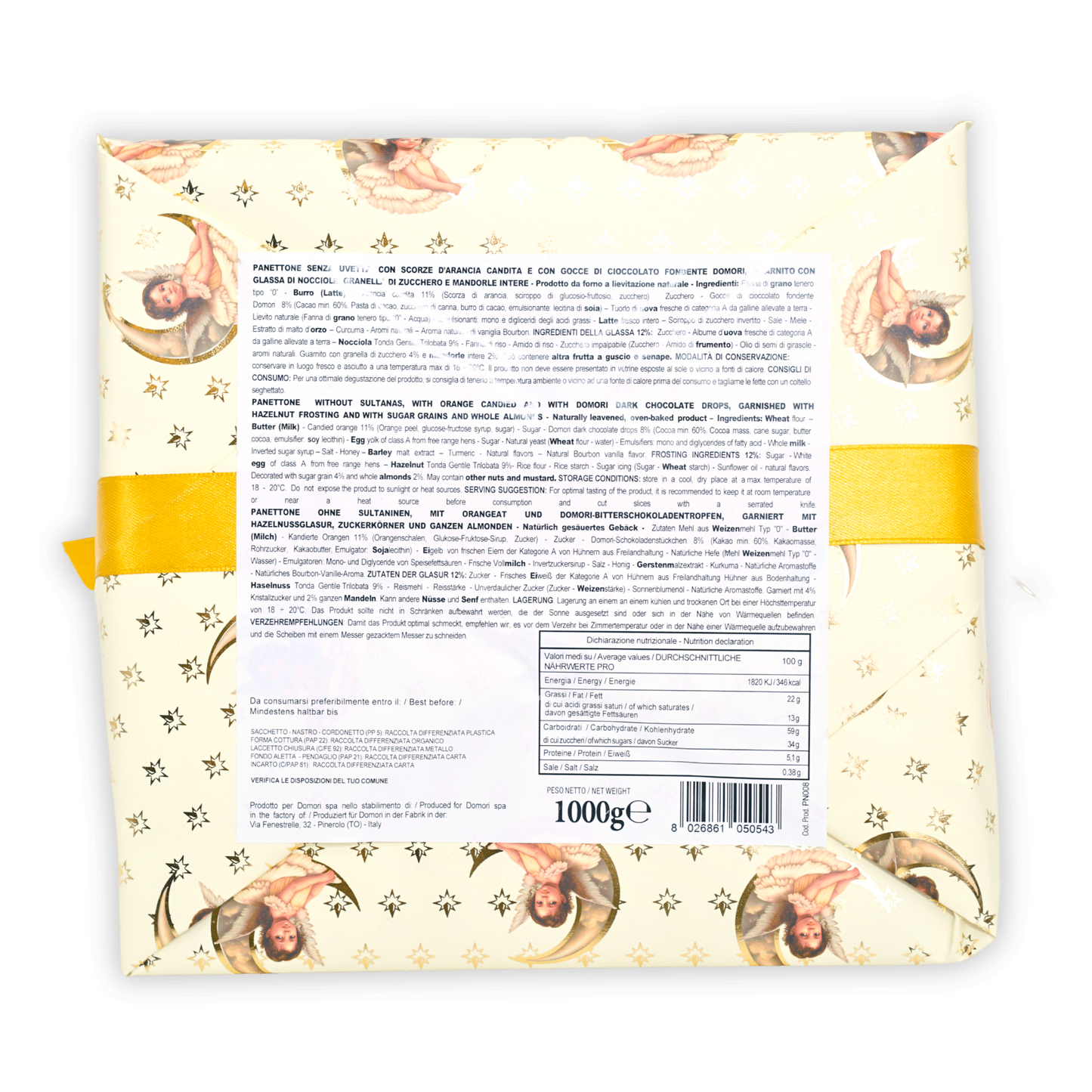 Domori Classic Panettone 2.2lbs (Seasonal)