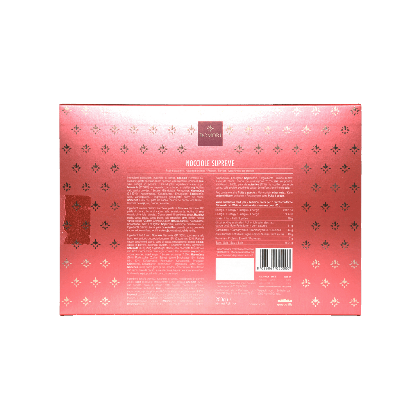 Domori Hazelnut Supreme Box (250g)