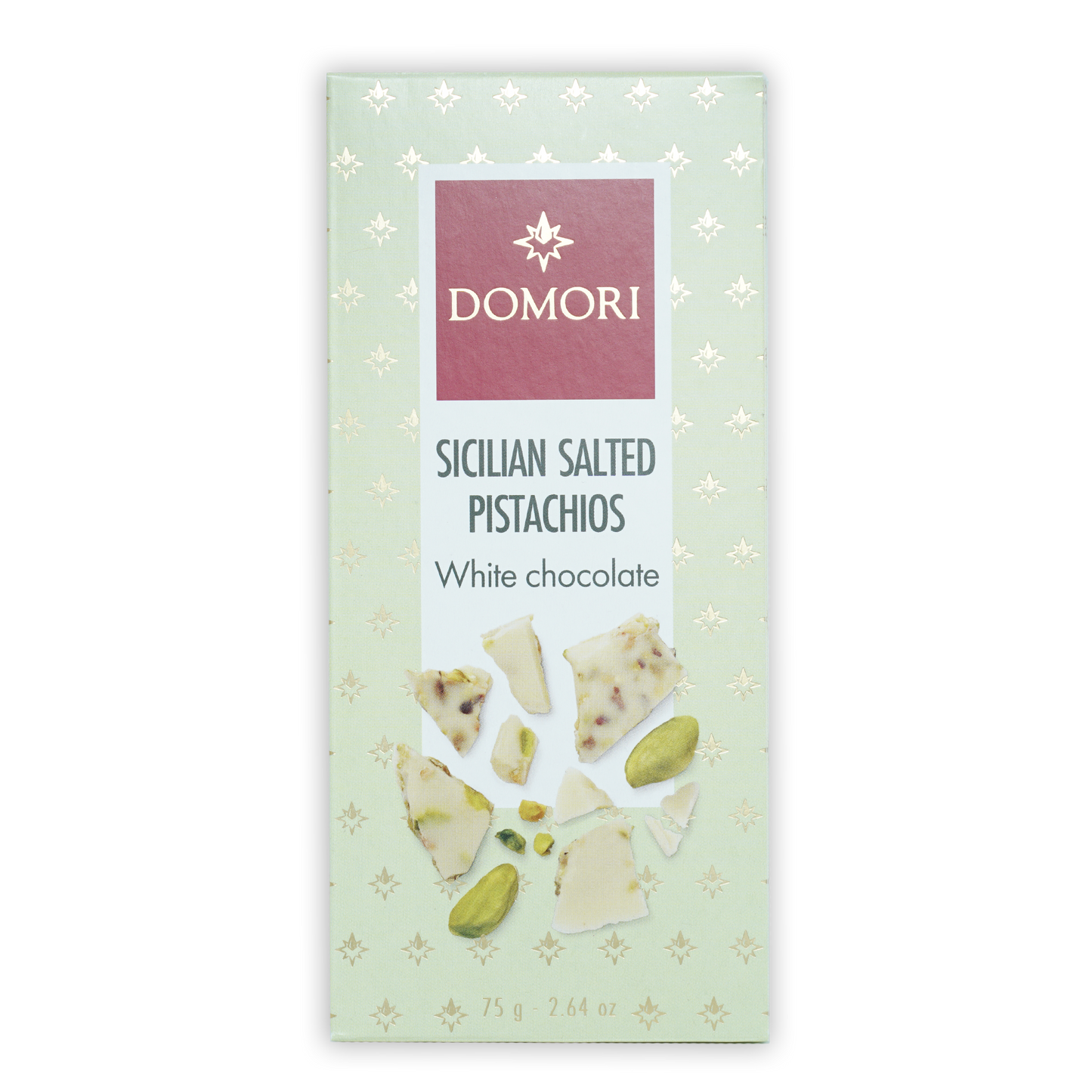 Domori White Chocolate w/ Sicilian Pistachios