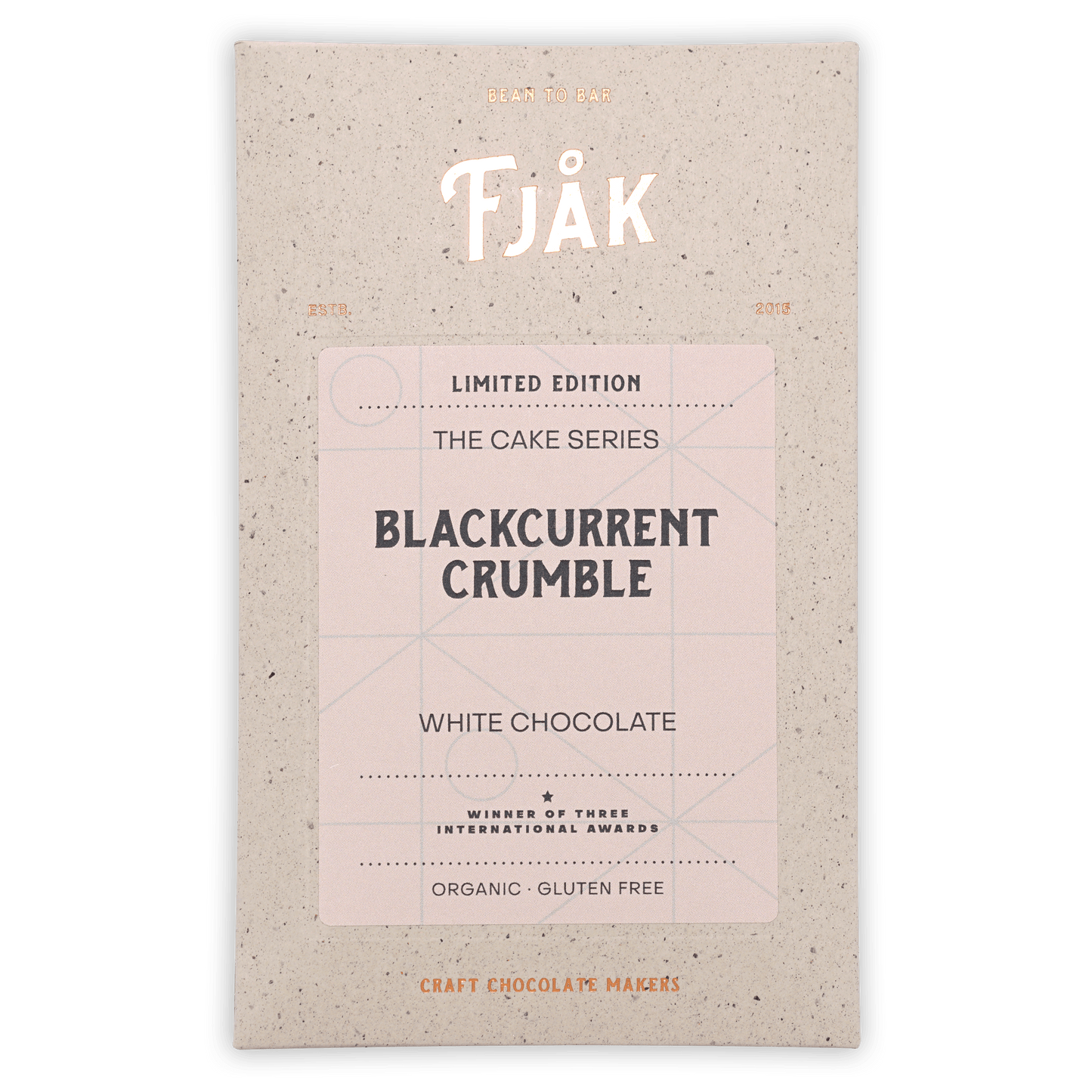 Fjåk Blackcurrant Crumble White Chocolate (Cake Series)