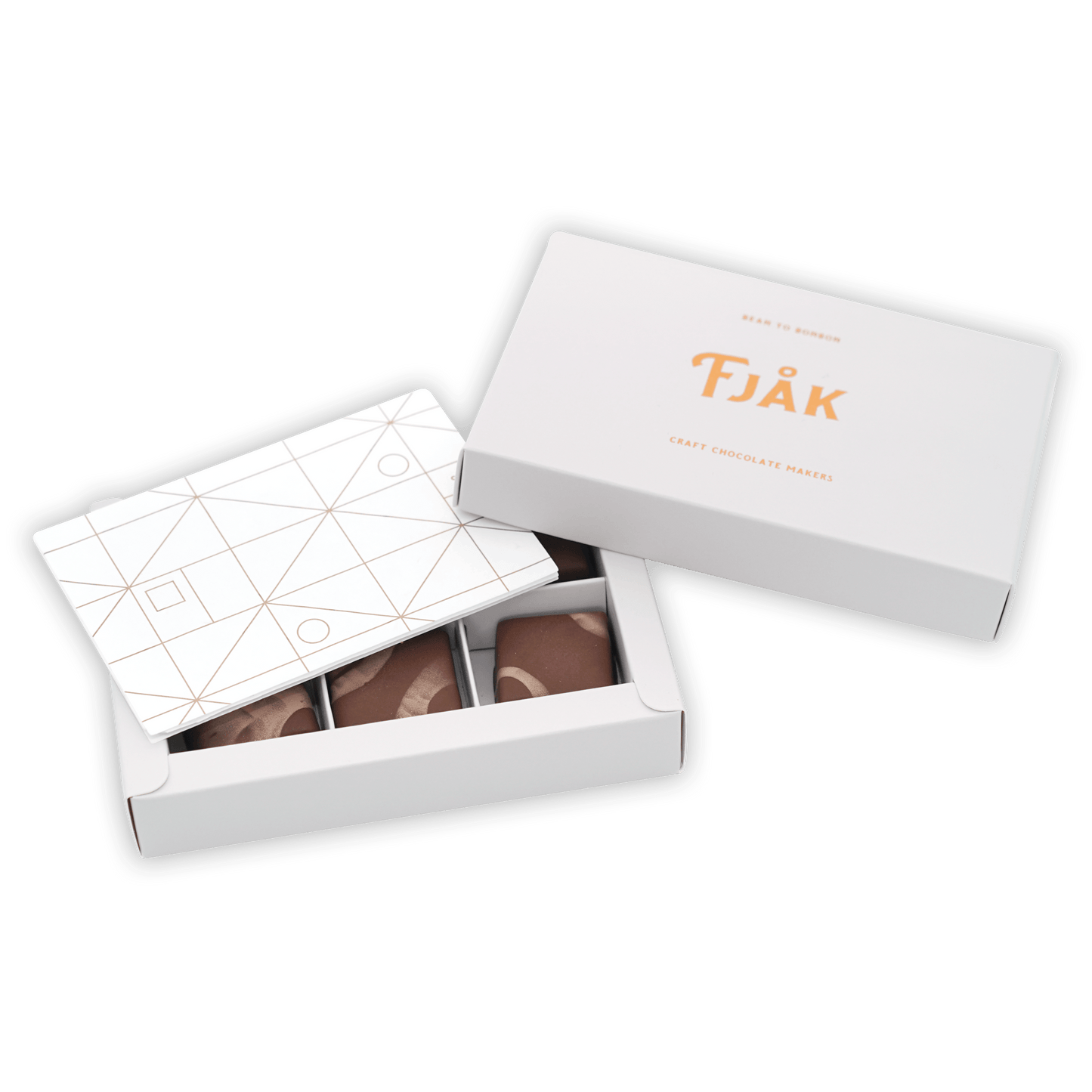 Fjåk Chocolate Coated Brown Cheese Caramels (6 pcs)