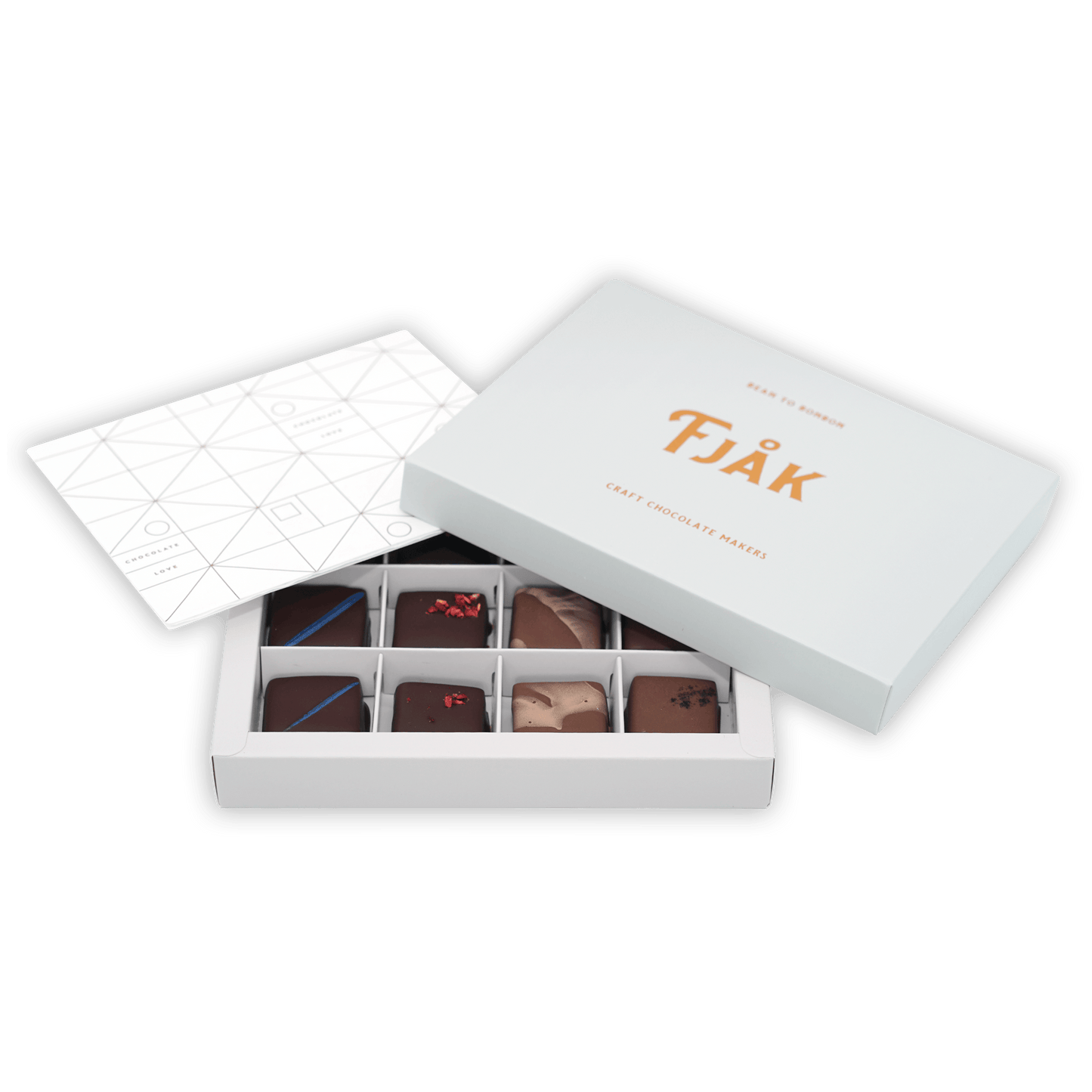 Fjåk Chocolate Coated Mixed Caramels (12 pcs)