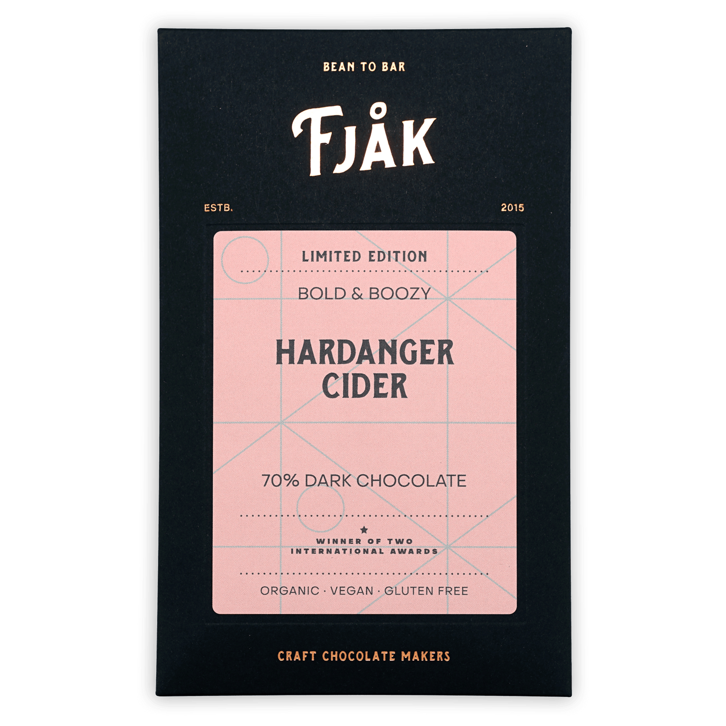 Fjåk Dark Chocolate & Cider 70% (Limited Edition)