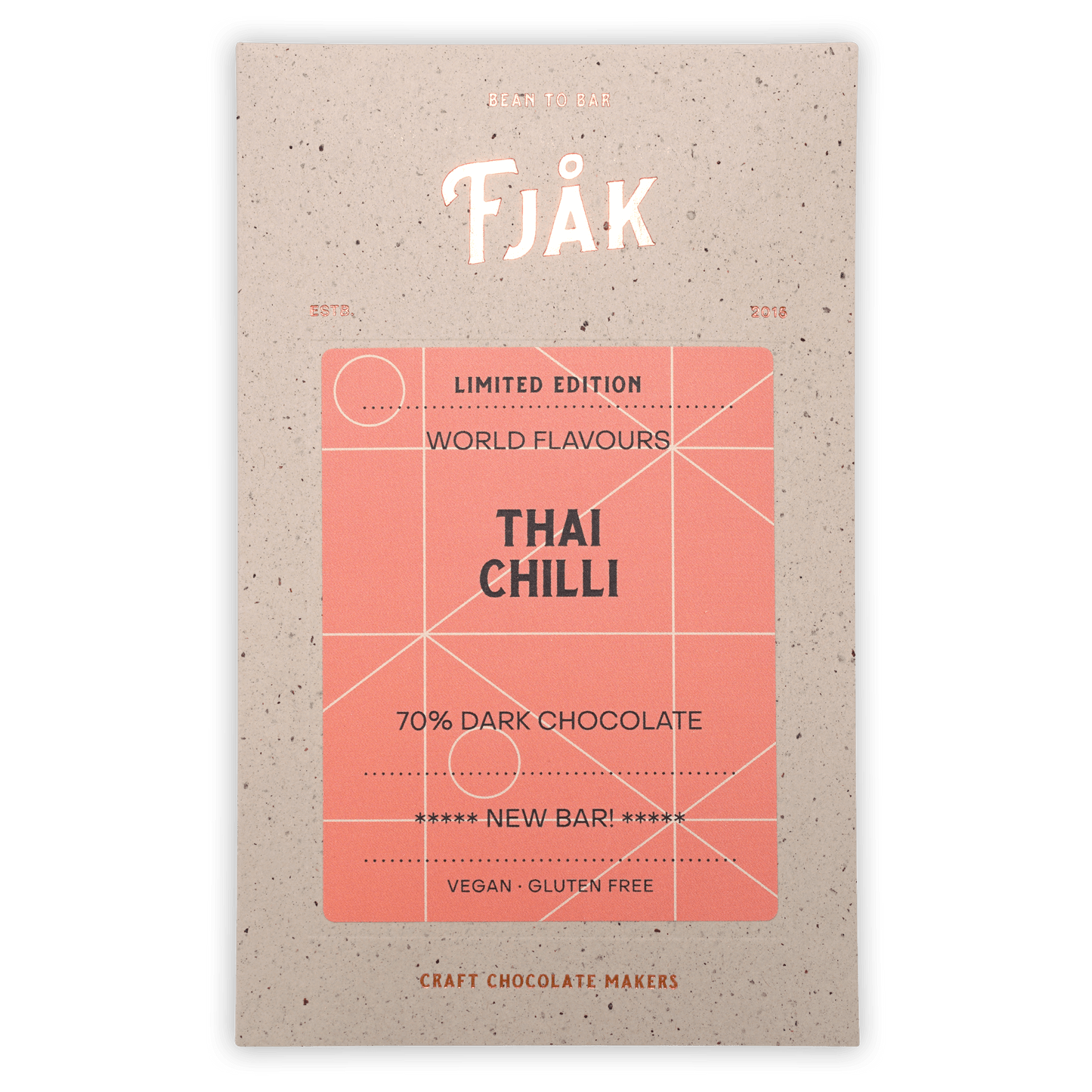 Fjåk Thai Chili Dark Chocolate 70% (Limited Edition)