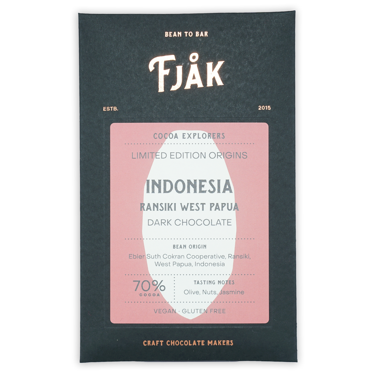 Fjåk Dark West Papua 70% (Limited Microlot Series)