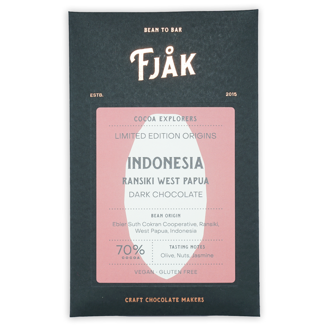 Fjåk Dark West Papua 70% (Limited Microlot Series)