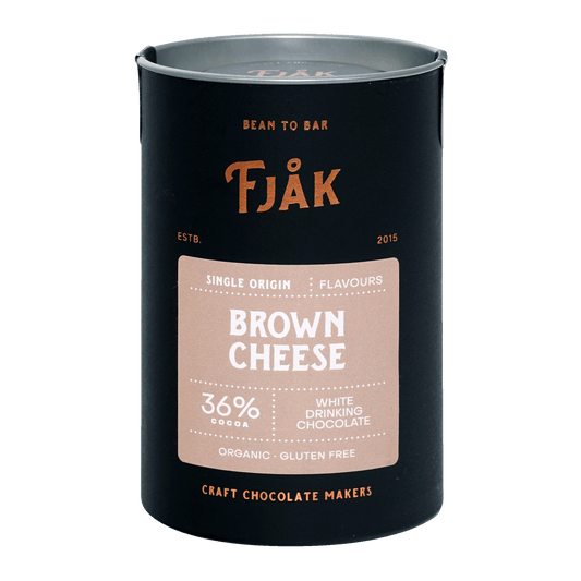 Fjåk Drinking Chocolate White w/ Brown Cheese