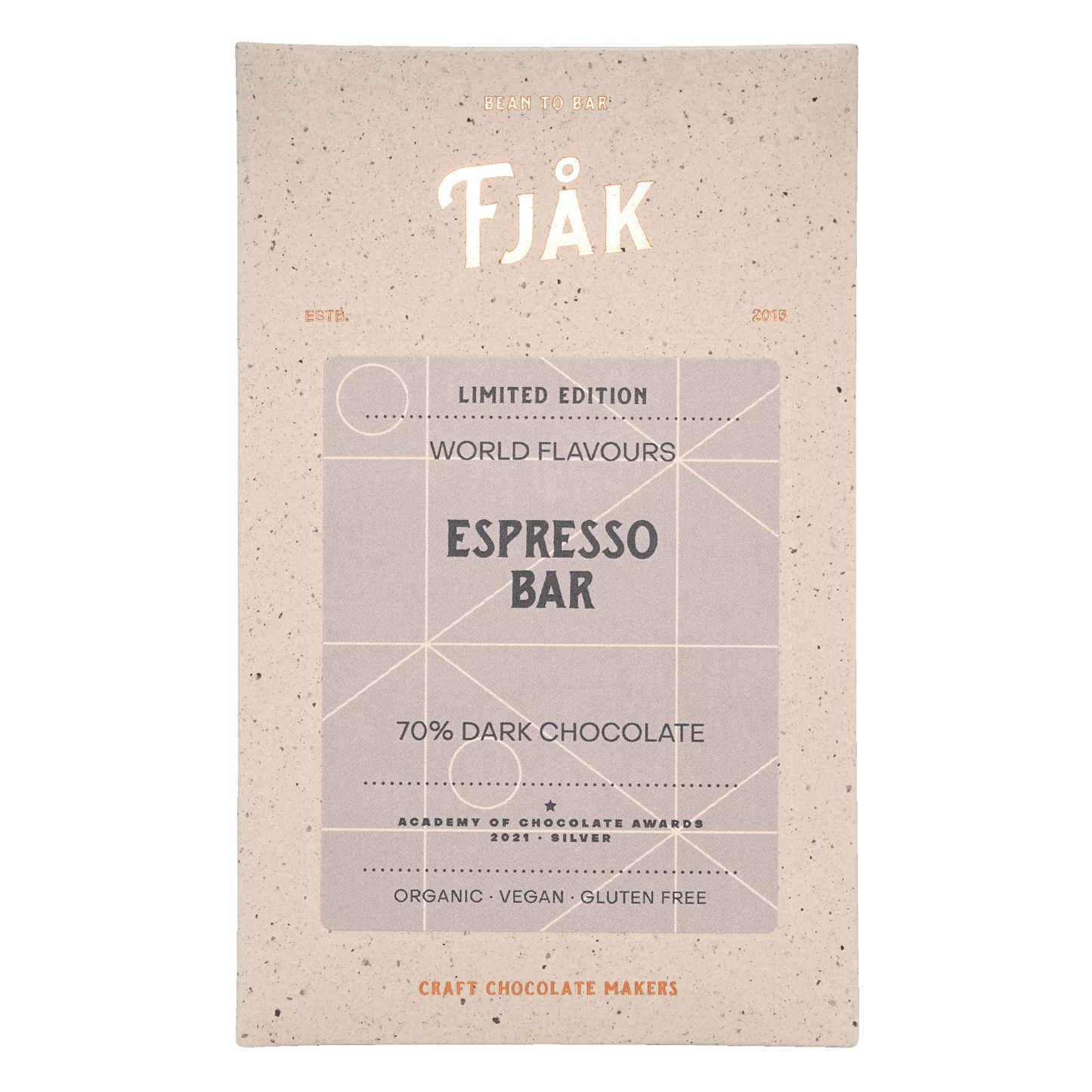 Fjåk Espresso Dark Chocolate 70%