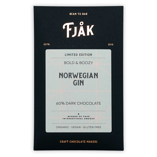 Fjåk Norwegian Gin Dark Chocolate 60%