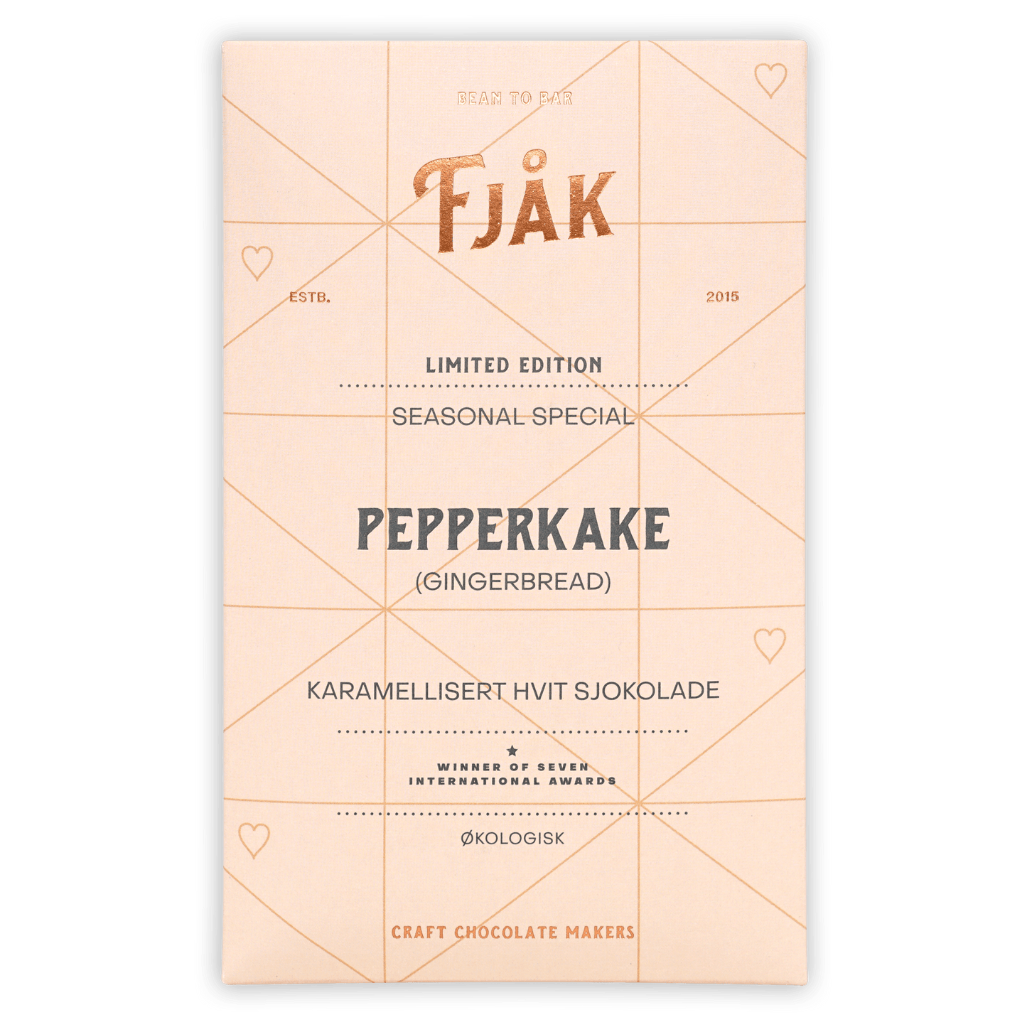 Fjåk Caramelized White Chocolate w/ Gingerbread (Seasonal)