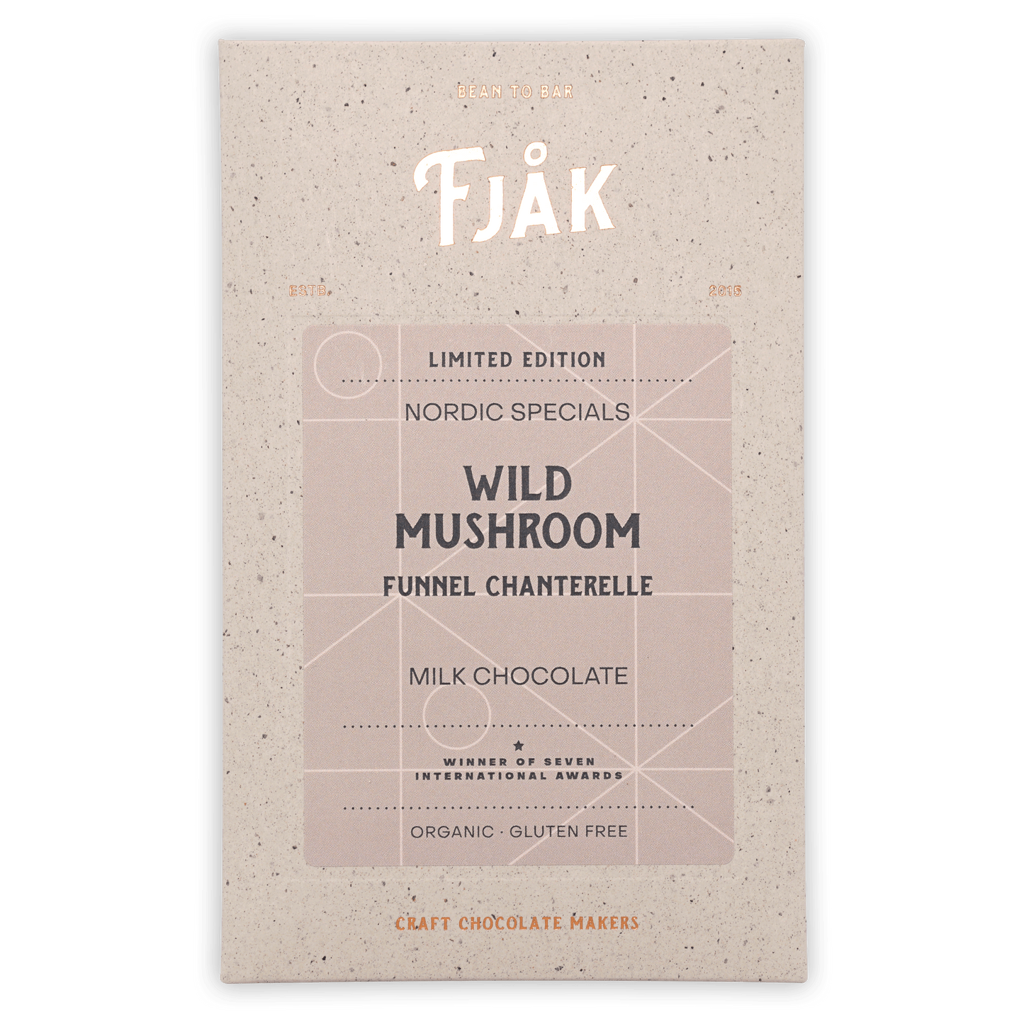 Fjåk Wild Mushroom Milk Chocolate 45% (Limited Edition)