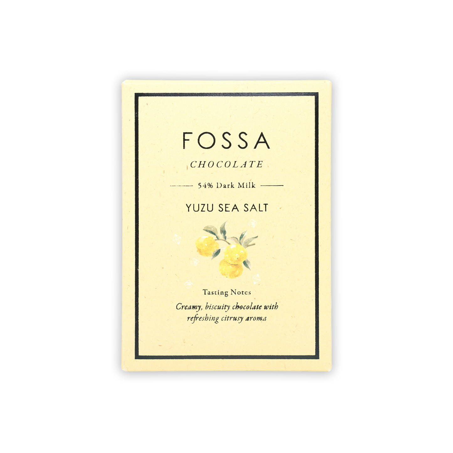 Fossa Dark Milk Chocolate Yuzu Sea Salt 54%