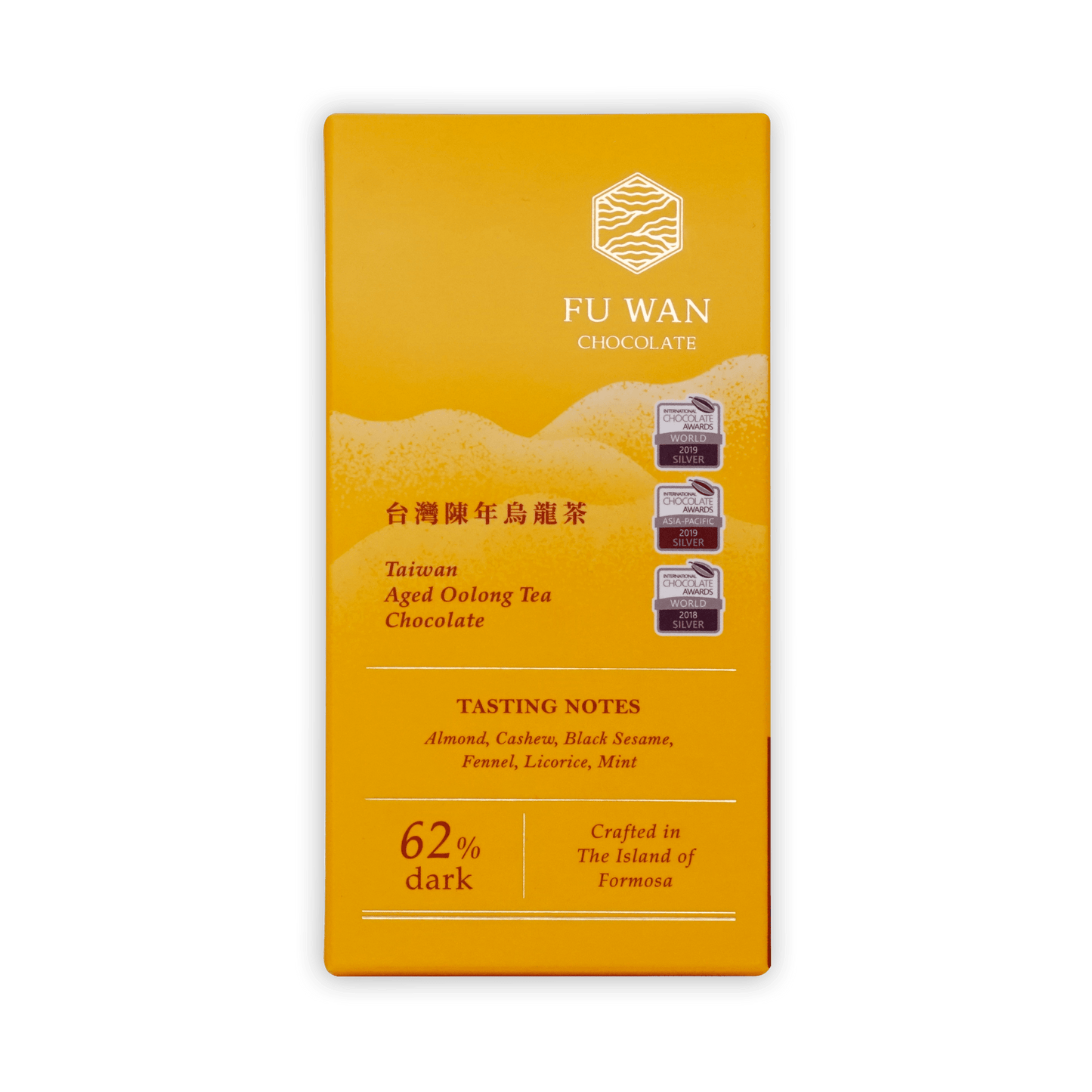 Fu Wan Taiwan Aged Oolong Tea Chocolate 62%