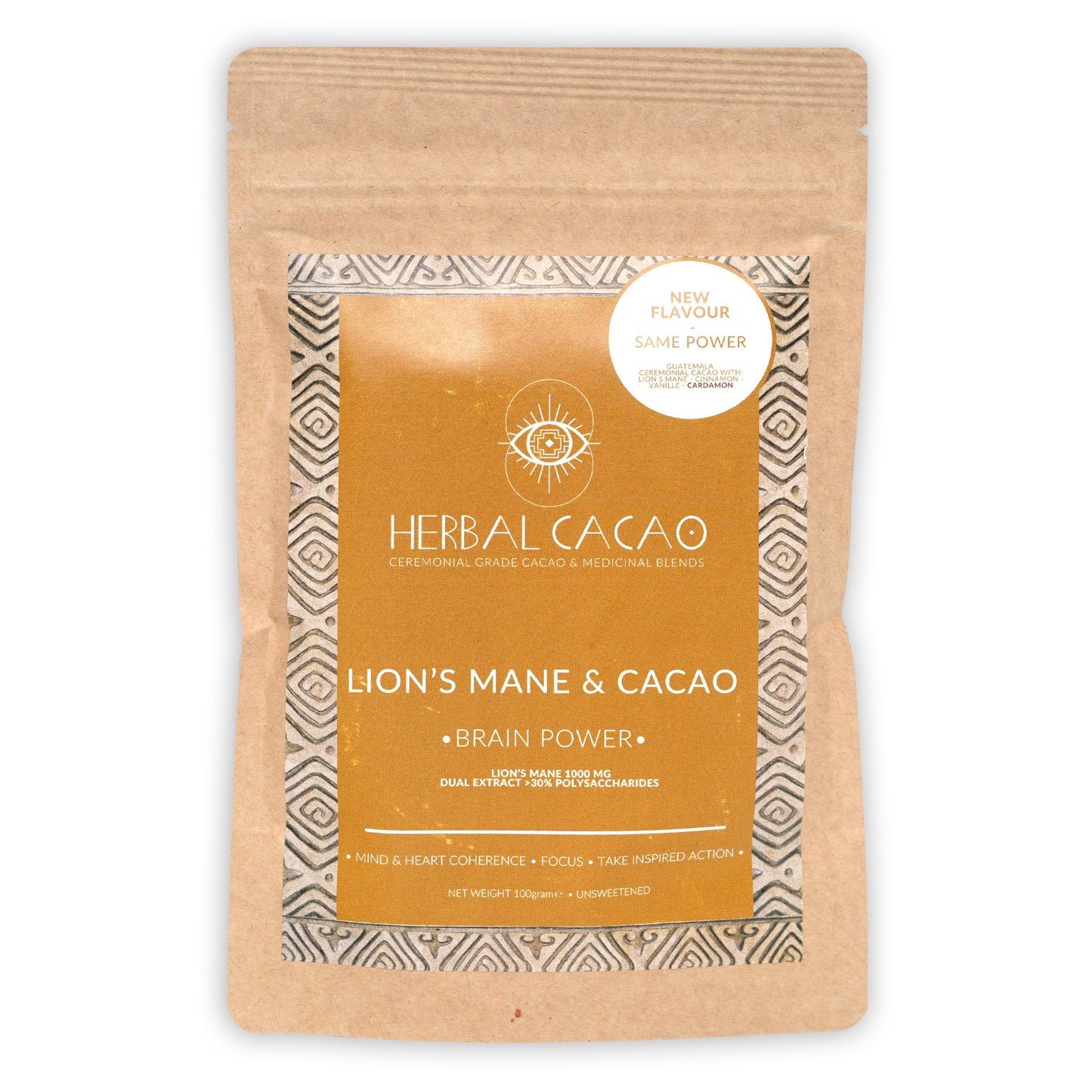 Herbal Cacao Ceremonial Cacao w/ Lion’s Mane