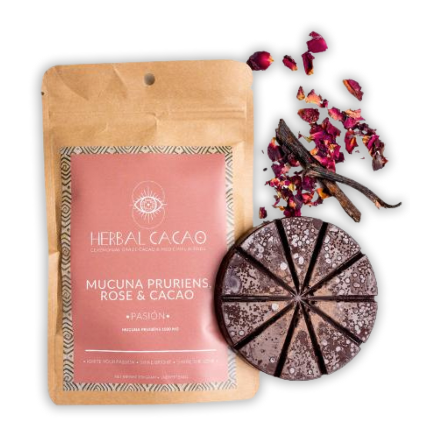 Herbal Cacao Ceremonial Cacao w/ Mucuna Pruriens
