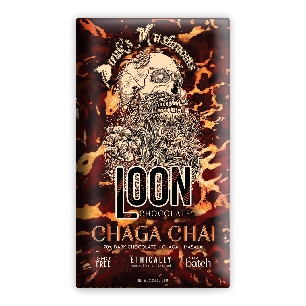 Loon Chocolate Dark w/ Chaga Chai 70%