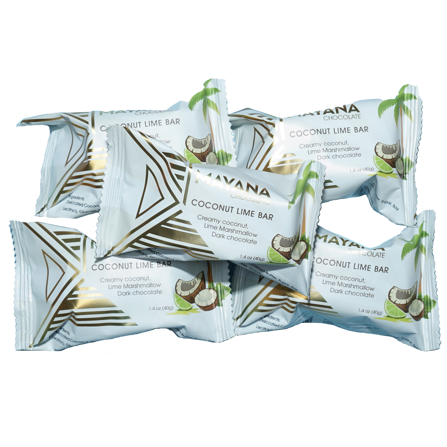 Mayana Chocolate Mini Coconut Lime Bar