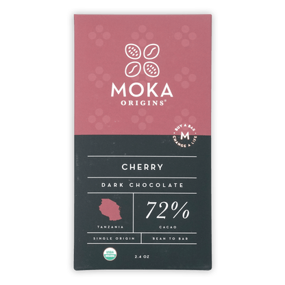 Moka Dark Chocolate w/ Cherry 72%